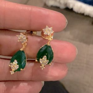 Beautiful earrings with pendant